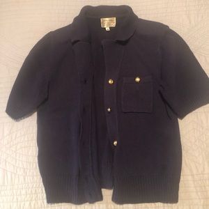 Short sleeve sweater